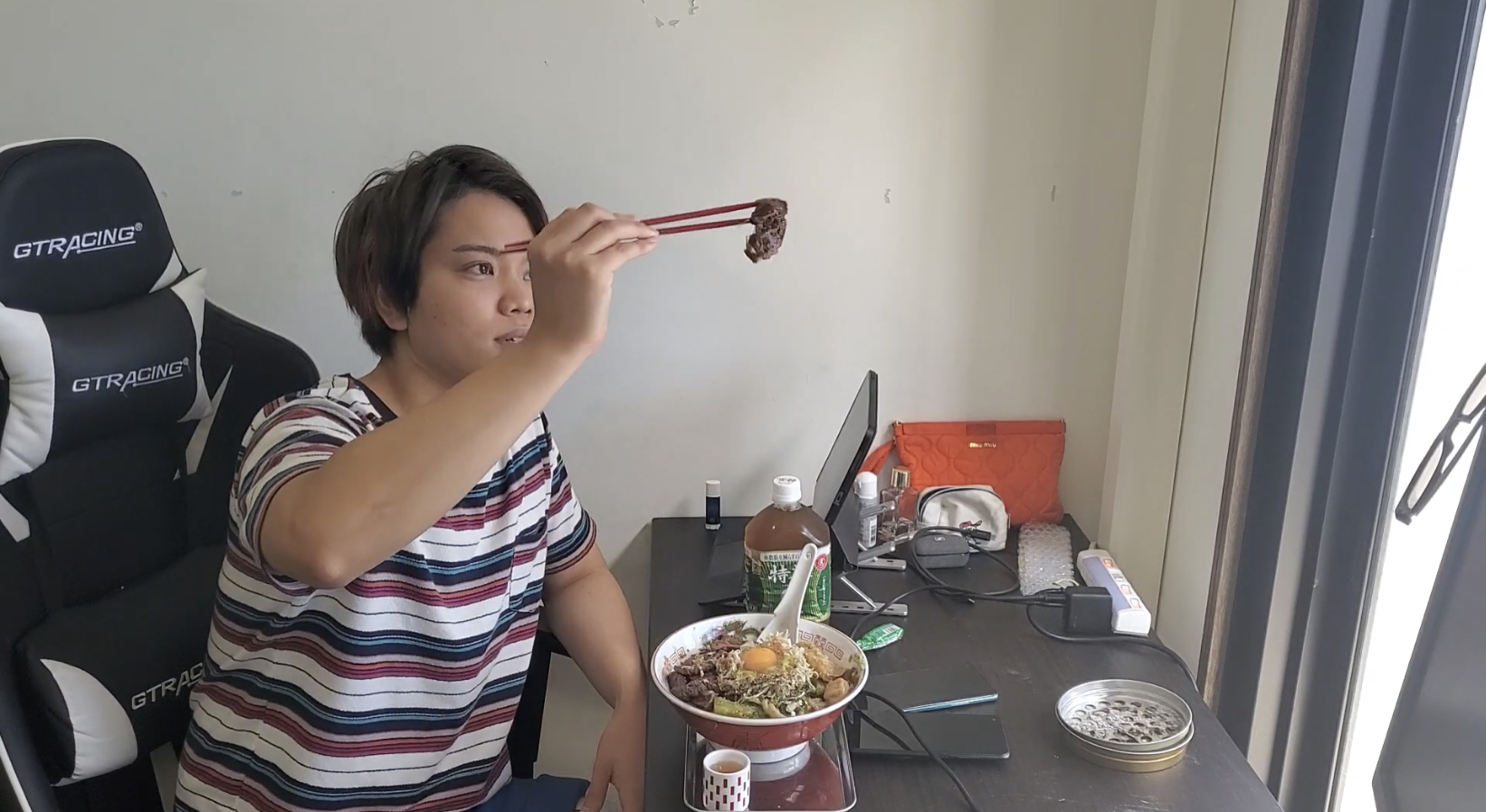 #33 foodpanda 4200円　熟成赤身肉で食べる二郎チャーシューまじかよってくらい意外だった。